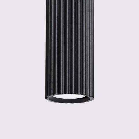 Lampa wisząca KARBON 1 czarny Lampa wisząca KARBON 1 czarny