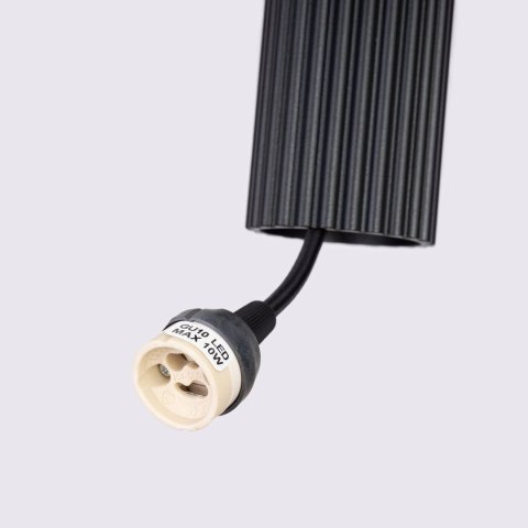 Lampa wisząca KARBON 1 czarny Lampa wisząca KARBON 1 czarny