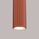 Lampa wisząca KARBON 1 ochra czerwona