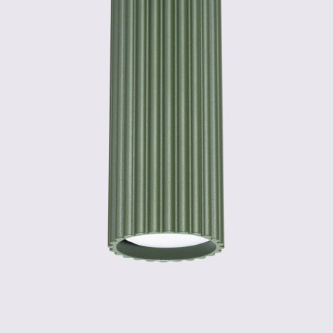 Lampa wisząca KARBON 1 zielony oliwkowy Lampa wisząca KARBON 1 zielony oliwkowy
