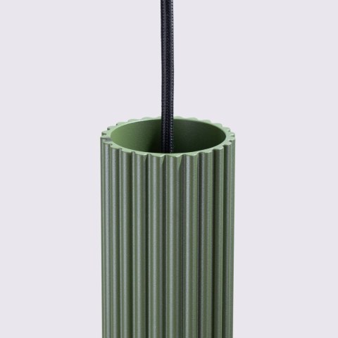 Lampa wisząca KARBON 1 zielony oliwkowy Lampa wisząca KARBON 1 zielony oliwkowy