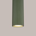 Lampa wisząca KARBON 1 zielony oliwkowy