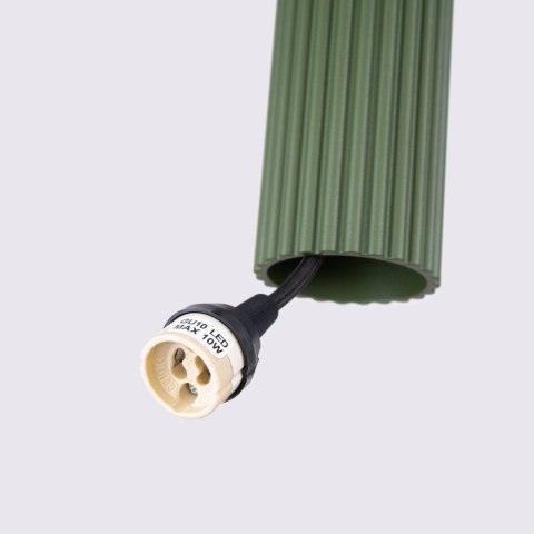 Lampa wisząca KARBON 1 zielony oliwkowy Lampa wisząca KARBON 1 zielony oliwkowy
