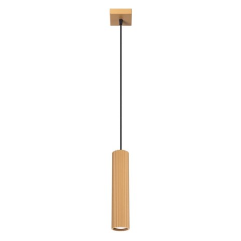 Lampa wisząca KARBON 1 złoty Lampa wisząca KARBON 1 złoty