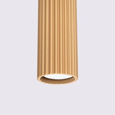 Lampa wisząca KARBON 1 złoty Lampa wisząca KARBON 1 złoty