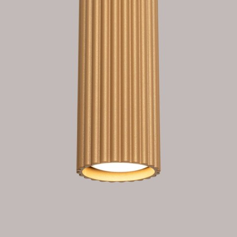 Lampa wisząca KARBON 1 złoty Lampa wisząca KARBON 1 złoty