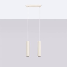 Lampa wisząca KARBON 2 beżowy