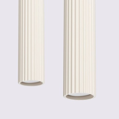 Lampa wisząca KARBON 2 beżowy Lampa wisząca KARBON 2 beżowy