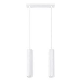Lampa wisząca KARBON 2 biały