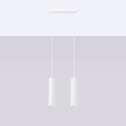 Lampa wisząca KARBON 2 biały