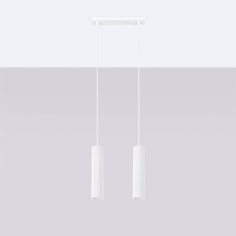 Lampa wisząca KARBON 2 biały Lampa wisząca KARBON 2 biały