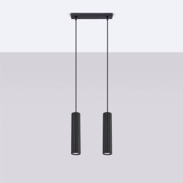 Lampa wisząca KARBON 2 czarny