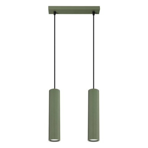 Lampa wisząca KARBON 2 zielona oliwka Lampa wisząca KARBON 2 zielona oliwka