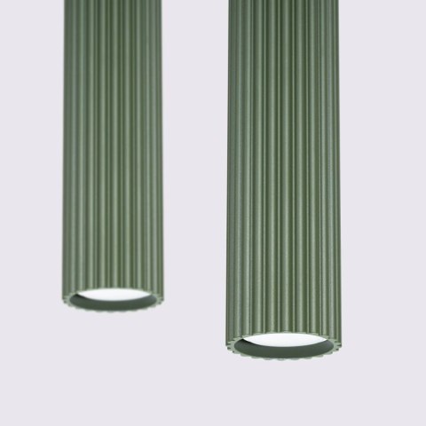 Lampa wisząca KARBON 2 zielona oliwka Lampa wisząca KARBON 2 zielona oliwka