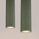 Lampa wisząca KARBON 2 zielona oliwka