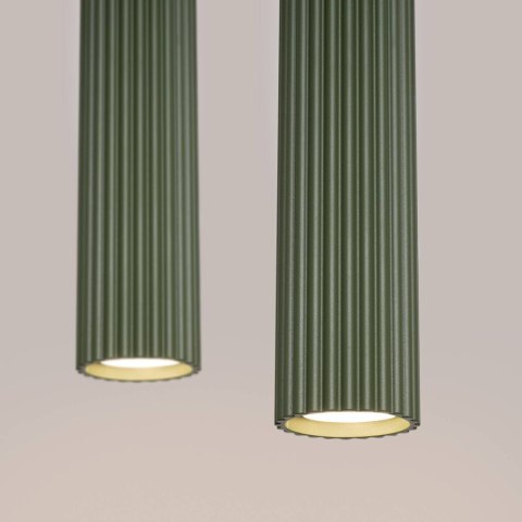 Lampa wisząca KARBON 2 zielona oliwka Lampa wisząca KARBON 2 zielona oliwka
