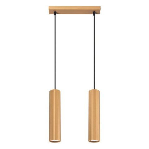 Lampa wisząca KARBON 2 złoty Lampa wisząca KARBON 2 złoty