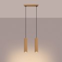 Lampa wisząca KARBON 2 złoty