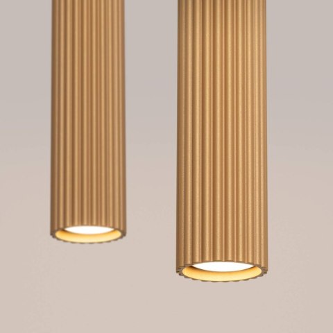 Lampa wisząca KARBON 2 złoty Lampa wisząca KARBON 2 złoty