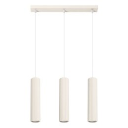 Lampa wisząca KARBON 3L beżowy