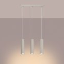 Lampa wisząca KARBON 3L beżowy