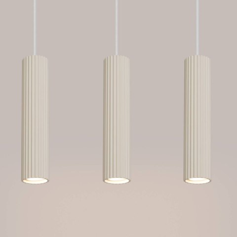 Lampa wisząca KARBON 3L beżowy Lampa wisząca KARBON 3L beżowy