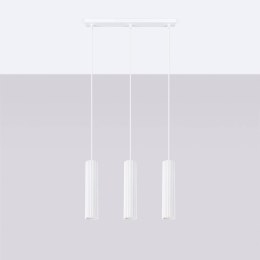 Lampa wisząca KARBON 3L biały