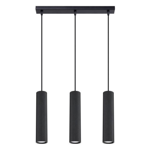 Lampa wisząca KARBON 3L czarny Lampa wisząca KARBON 3L czarny