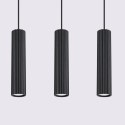 Lampa wisząca KARBON 3L czarny