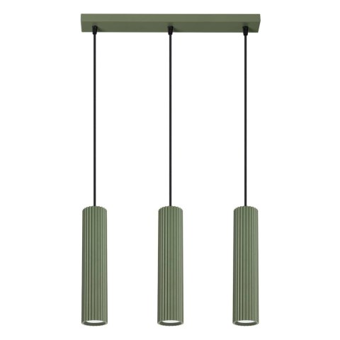 Lampa wisząca KARBON 3L zielona oliwka Lampa wisząca KARBON 3L zielona oliwka