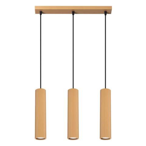 Lampa wisząca KARBON 3L złoty Lampa wisząca KARBON 3L złoty
