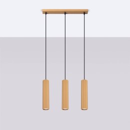 Lampa wisząca KARBON 3L złoty