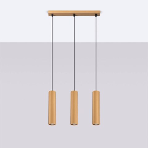 Lampa wisząca KARBON 3L złoty Lampa wisząca KARBON 3L złoty