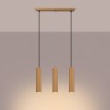 Lampa wisząca KARBON 3L złoty