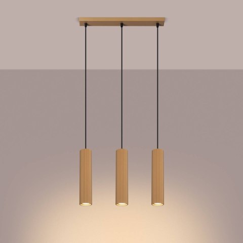 Lampa wisząca KARBON 3L złoty Lampa wisząca KARBON 3L złoty