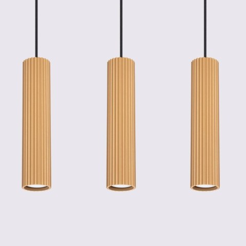 Lampa wisząca KARBON 3L złoty Lampa wisząca KARBON 3L złoty
