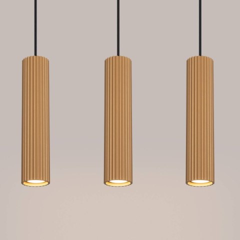 Lampa wisząca KARBON 3L złoty Lampa wisząca KARBON 3L złoty