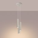 Lampa wisząca KARBON 3P beżowy