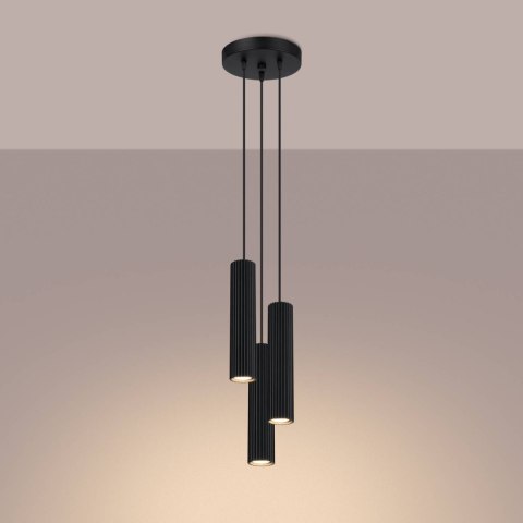 Lampa wisząca KARBON 3P czarny Lampa wisząca KARBON 3P czarny