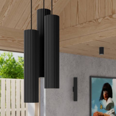 Lampa wisząca KARBON 3P czarny Lampa wisząca KARBON 3P czarny