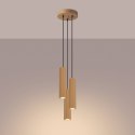 Lampa wisząca KARBON 3P złoty