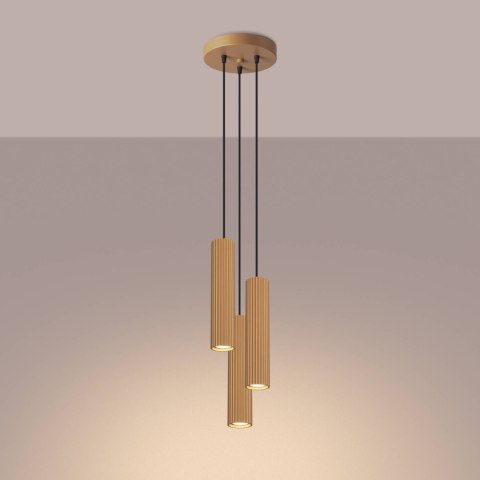 Lampa wisząca KARBON 3P złoty Lampa wisząca KARBON 3P złoty