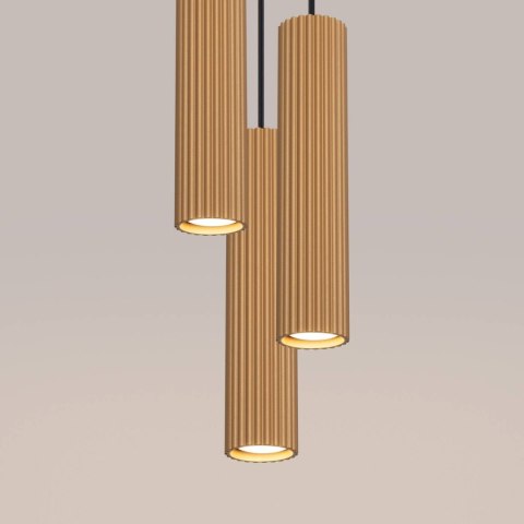 Lampa wisząca KARBON 3P złoty Lampa wisząca KARBON 3P złoty