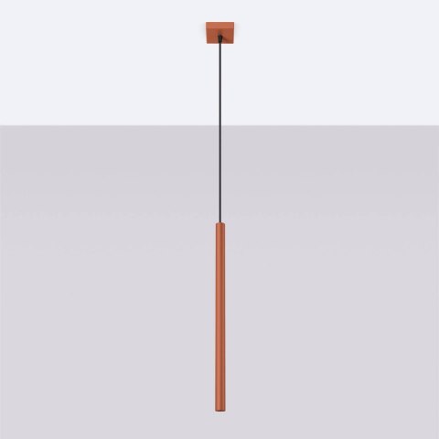 Lampa wisząca PASTELO 1 ochra czerwona Lampa wisząca PASTELO 1 ochra czerwona