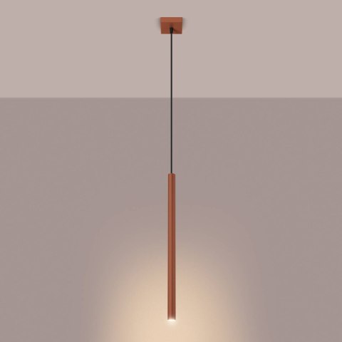 Lampa wisząca PASTELO 1 ochra czerwona Lampa wisząca PASTELO 1 ochra czerwona
