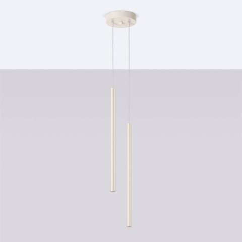 Lampa wisząca PASTELO 2 beżowa Lampa wisząca PASTELO 2 beżowa