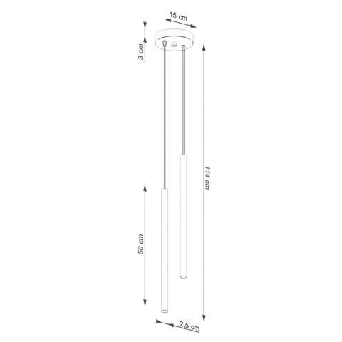 Lampa wisząca PASTELO 2 zielona oliwka Lampa wisząca PASTELO 2 zielona oliwka