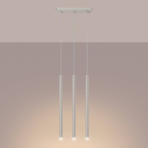Lampa wisząca PASTELO 3 beżowa Lampa wisząca PASTELO 3 beżowa