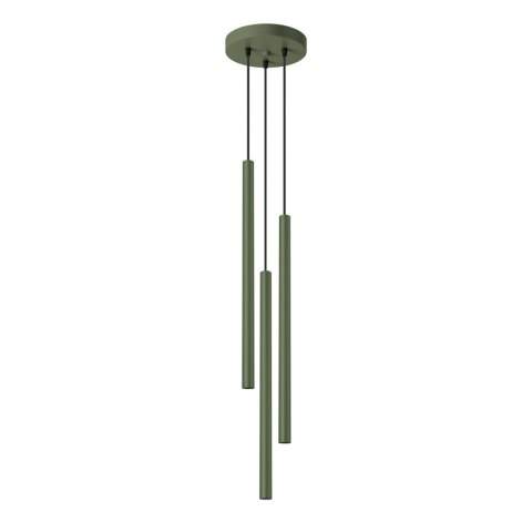 Lampa wisząca PASTELO 3 zielona oliwka Lampa wisząca PASTELO 3 zielona oliwka