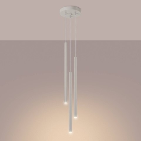 Lampa wisząca PASTELO 3P beżowa Lampa wisząca PASTELO 3P beżowa